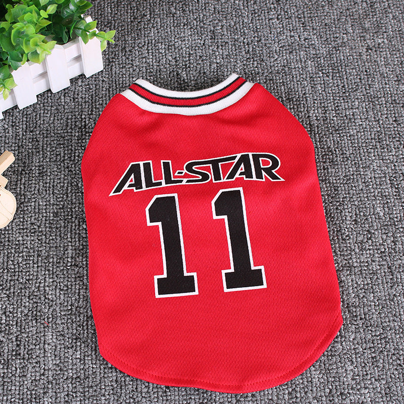 MJ's All-Star Pup” Jersey – Game Day Dog Vest