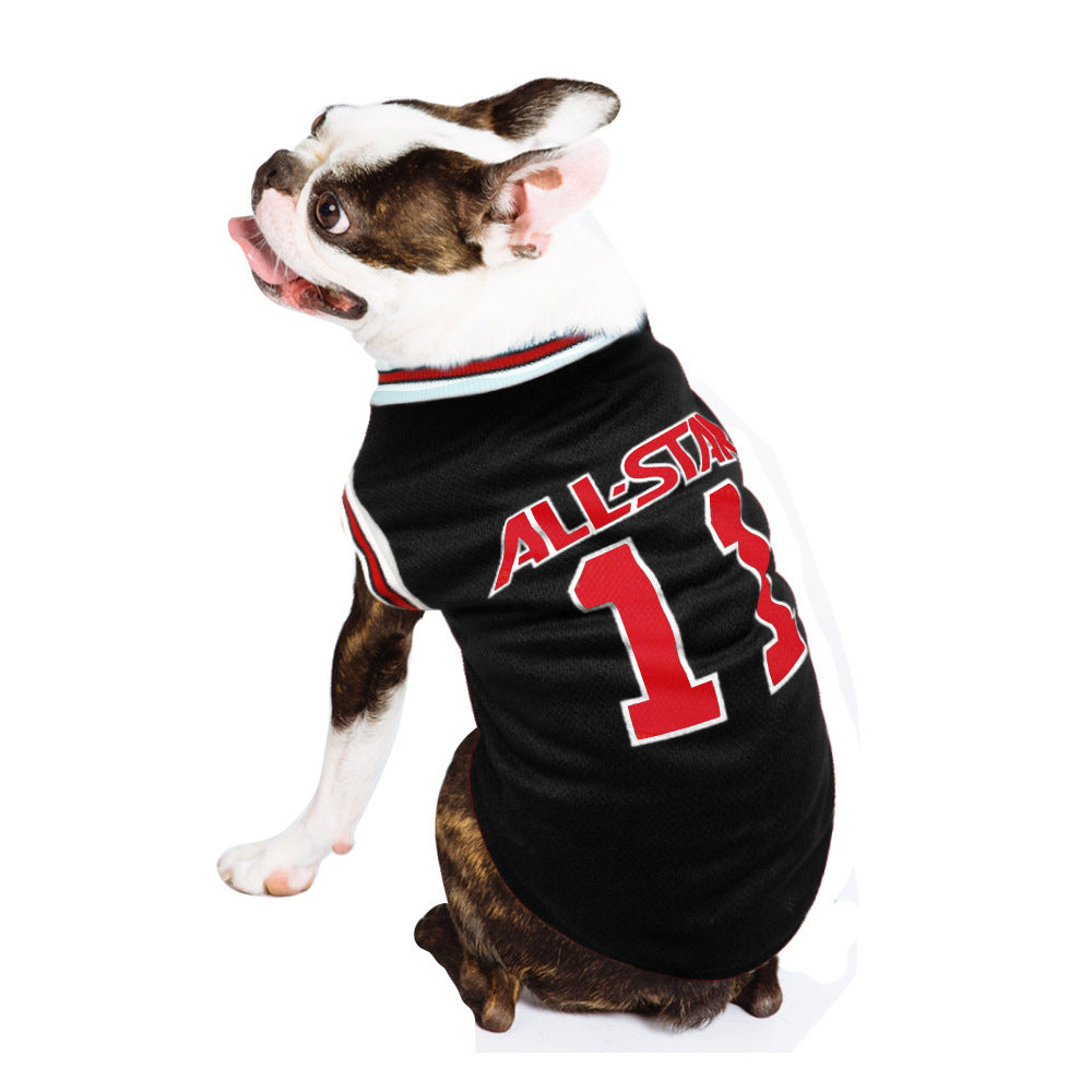 MJ's All-Star Pup” Jersey – Game Day Dog Vest