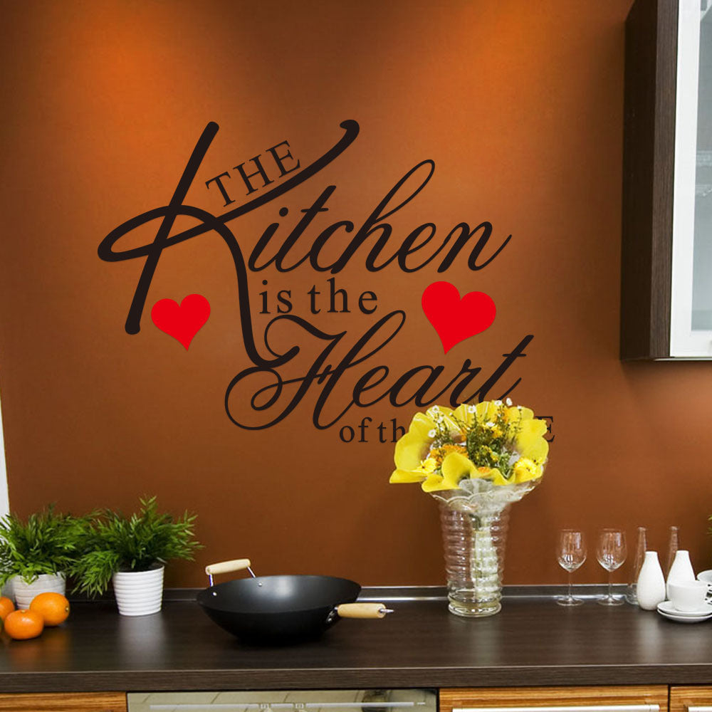 “Heart of the Home” MJ's Kitchen Wall Decal