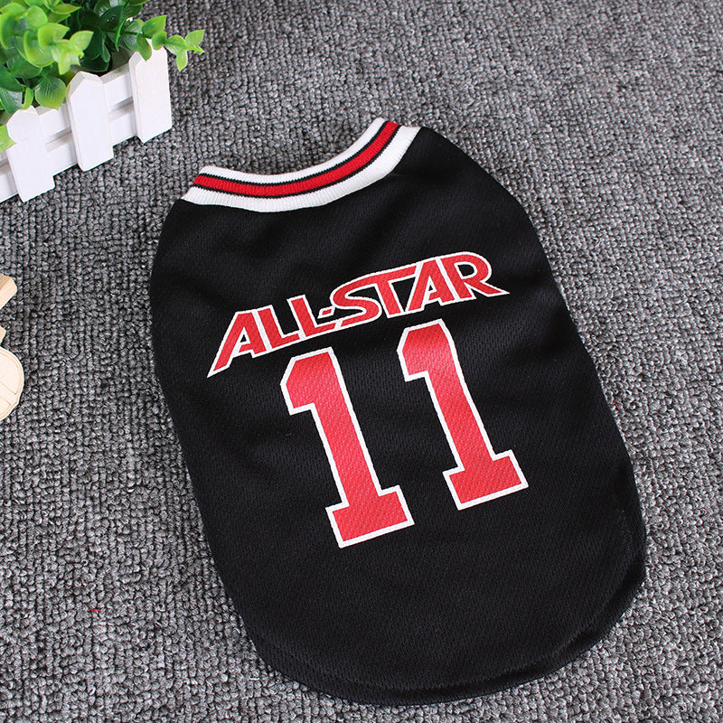 MJ's All-Star Pup” Jersey – Game Day Dog Vest
