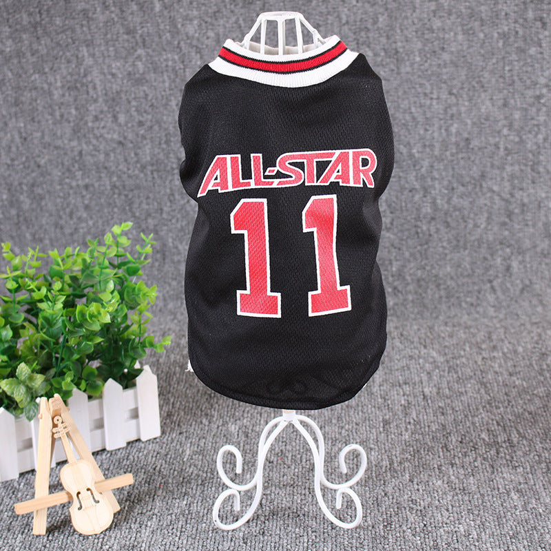 MJ's All-Star Pup” Jersey – Game Day Dog Vest