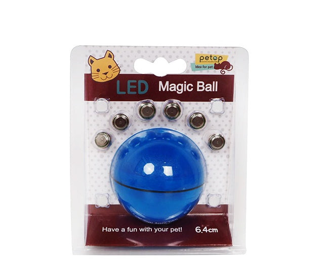 MJHOMEFINDER | The Shop: LED Laser Rolling Cat Toy Ball