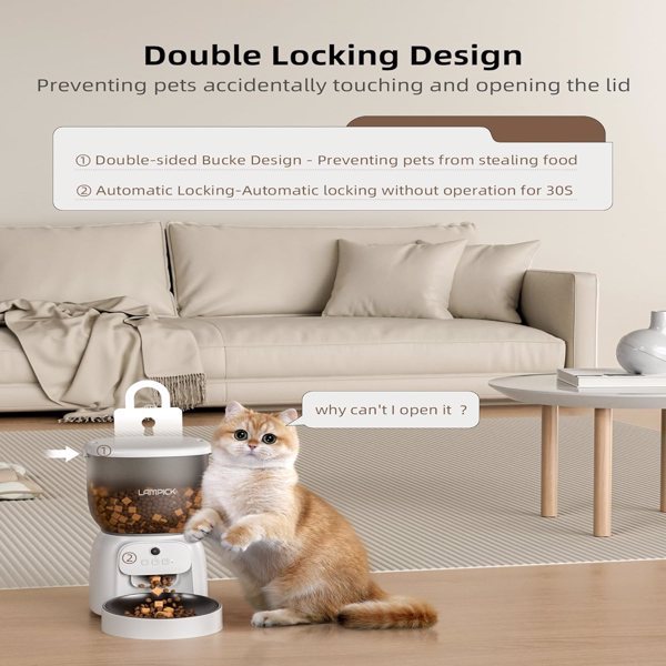 Pawfect Timing – MJHOMEFINDER Smart Pet Feeder with Camera (4L)