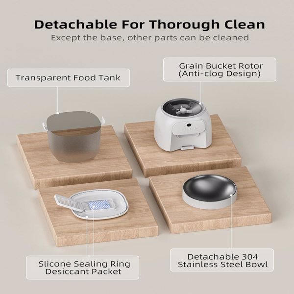 Pawfect Timing – MJHOMEFINDER Smart Pet Feeder with Camera (4L)