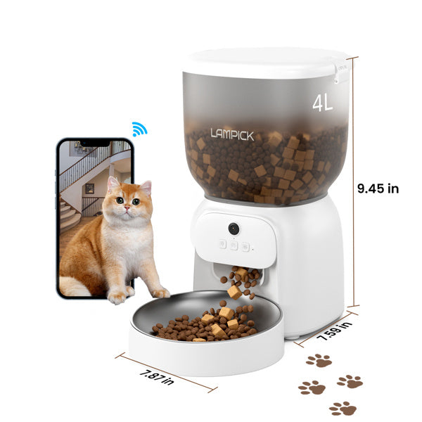 Pawfect Timing – MJHOMEFINDER Smart Pet Feeder with Camera (4L)