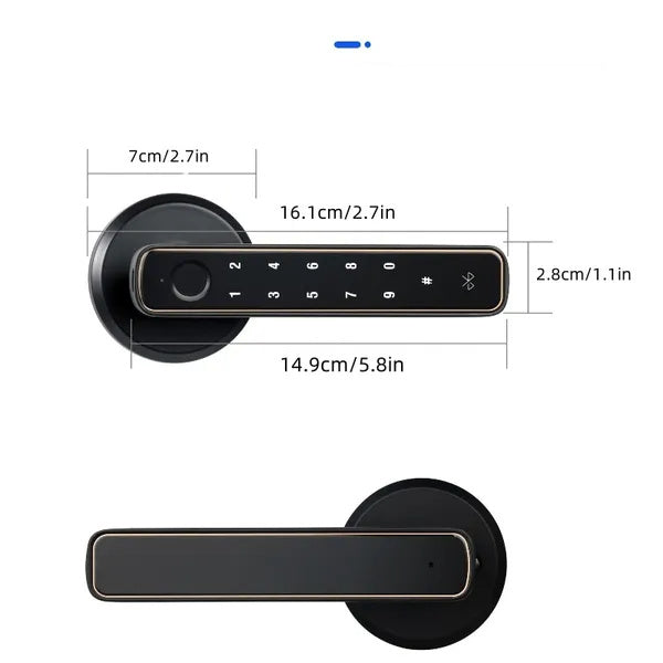 Keyless Confidence – MJHOMEFINDER Smart Fingerprint Door Lock With Lock Smart, App Control And Key Biometric Door Lock