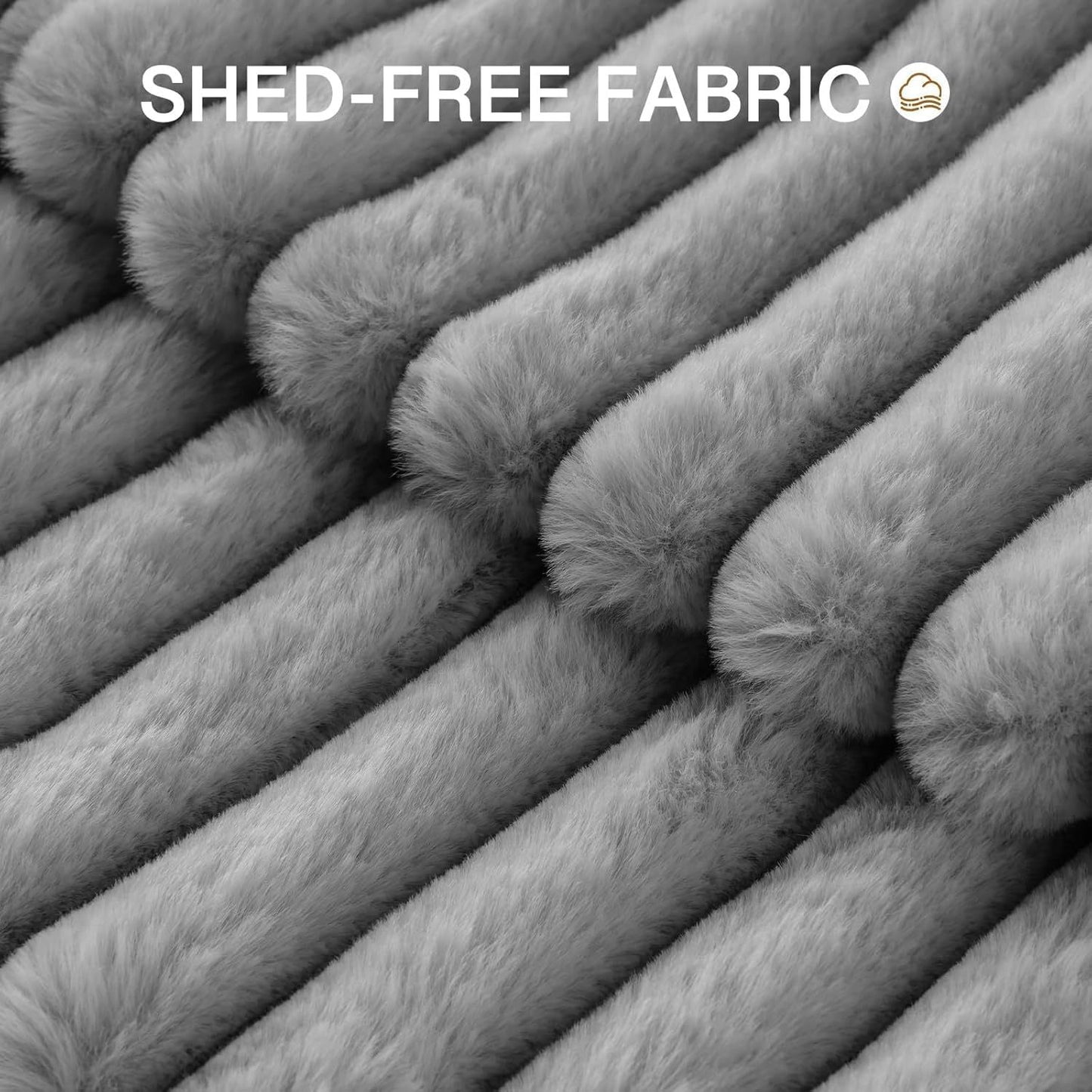 MJHOMEFINDER Cozy Paws Luxe Donut Bed – Fluffy Plush Nest for Cats & Small Pups - Grey