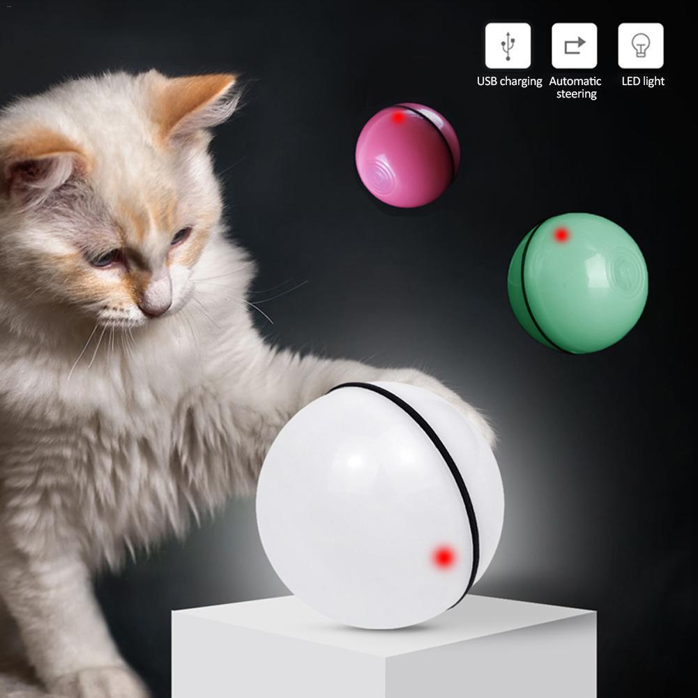 MJHOMEFINDER | The Shop: LED Laser Rolling Cat Toy Ball
