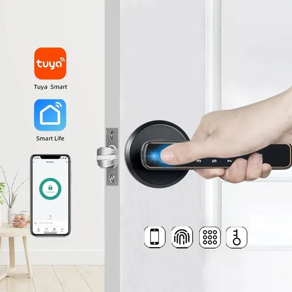 Keyless Confidence – MJHOMEFINDER Smart Fingerprint Door Lock With Lock Smart, App Control And Key Biometric Door Lock