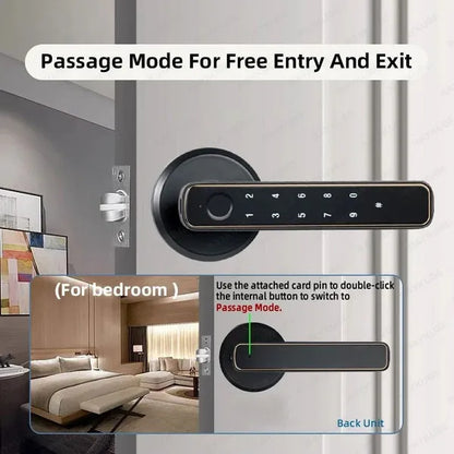 Keyless Confidence – MJHOMEFINDER Smart Fingerprint Door Lock With Lock Smart, App Control And Key Biometric Door Lock