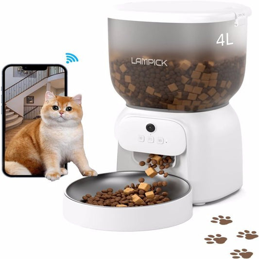 Pawfect Timing – MJHOMEFINDER Smart Pet Feeder with Camera (4L)