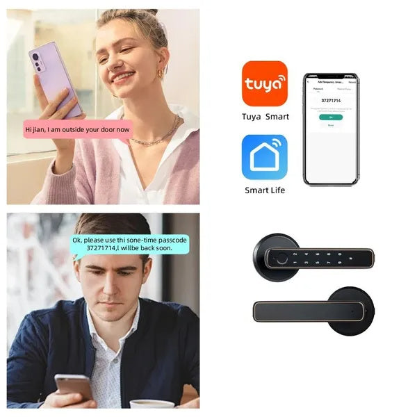 Keyless Confidence – MJHOMEFINDER Smart Fingerprint Door Lock With Lock Smart, App Control And Key Biometric Door Lock