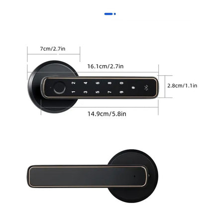 Keyless Confidence – MJHOMEFINDER Smart Fingerprint Door Lock With Lock Smart, App Control And Key Biometric Door Lock