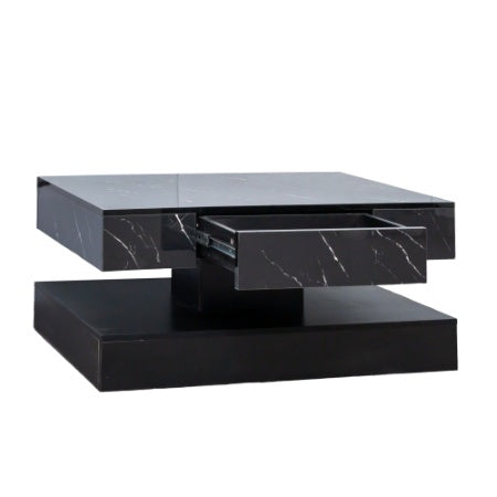 Level Up Living – MJHOMEFINDER Luxe LED Coffee Table w/ Lift-Top & Storage