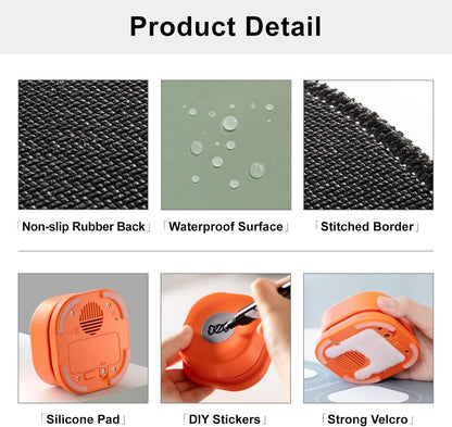 MJHOMEFINDER TalkBack Pet Button Set – 4-Piece Recordable Training Kit