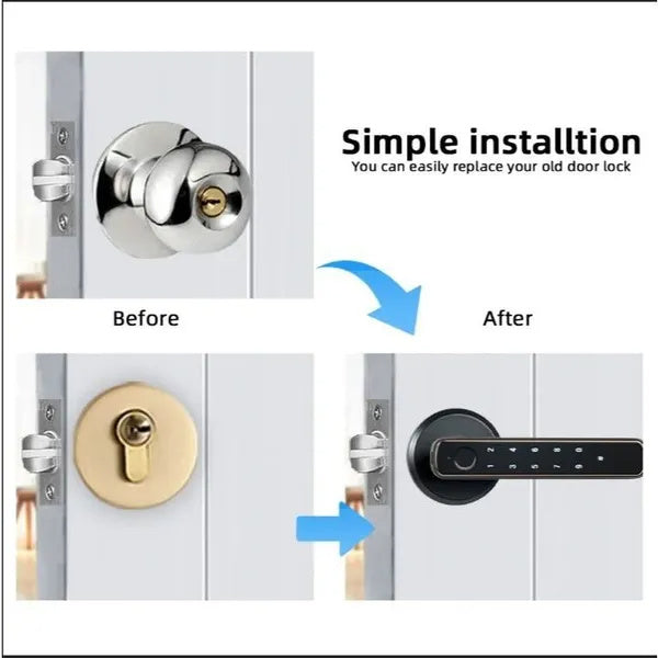 Keyless Confidence – MJHOMEFINDER Smart Fingerprint Door Lock With Lock Smart, App Control And Key Biometric Door Lock