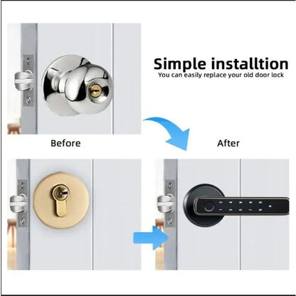 Keyless Confidence – MJHOMEFINDER Smart Fingerprint Door Lock With Lock Smart, App Control And Key Biometric Door Lock