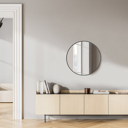 “Reflections of Success” – MJHOMEFINDER 20x30 Gold Arched Wall Mirror
